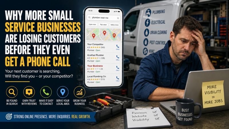 Why More Small Service Businesses Are Losing Customers Before They Even Get a Phone Call